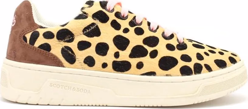 Scotch & Soda Multicolor Leather Low Top Sneakers