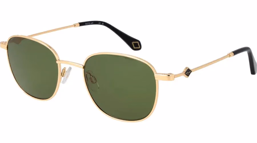 Replay Gold Metal Sunglasses