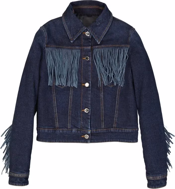 Frankie Morello Blue Cotton Denim Jacket
