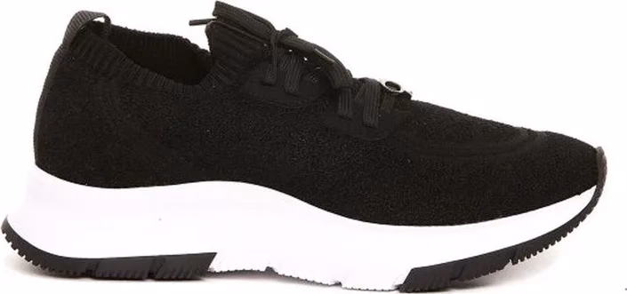 Gianvito Rossi Black Fabric Athletic Sneakers