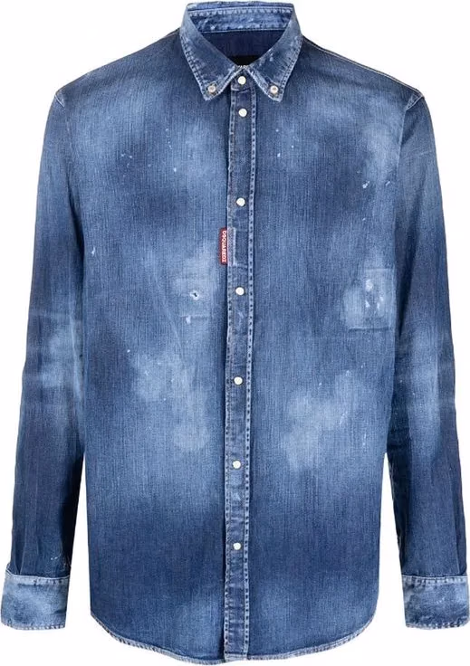Dsquared² Blue Denim Shirt