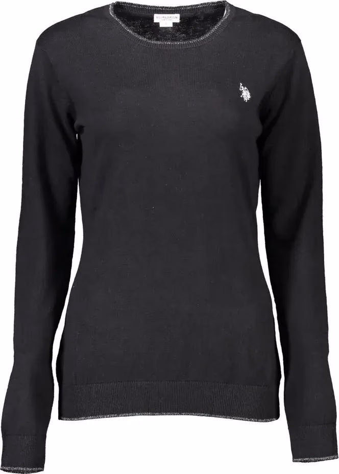 U.S. POLO ASSN. Black Cotton Sweatshirt
