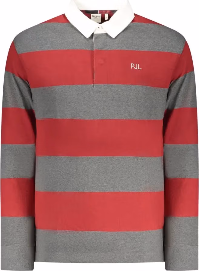 Pepe Jeans Rosso Cotton Mens Polo Shirt