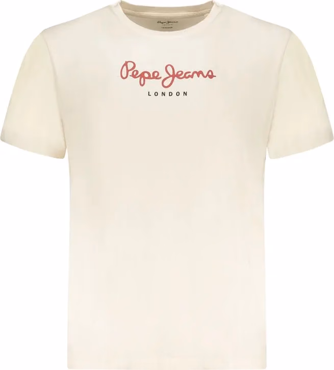 Pepe Jeans Beige Cotton Men's T-Shirt