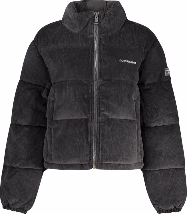 Guess Jeans Nero Polyester Woman Jacket