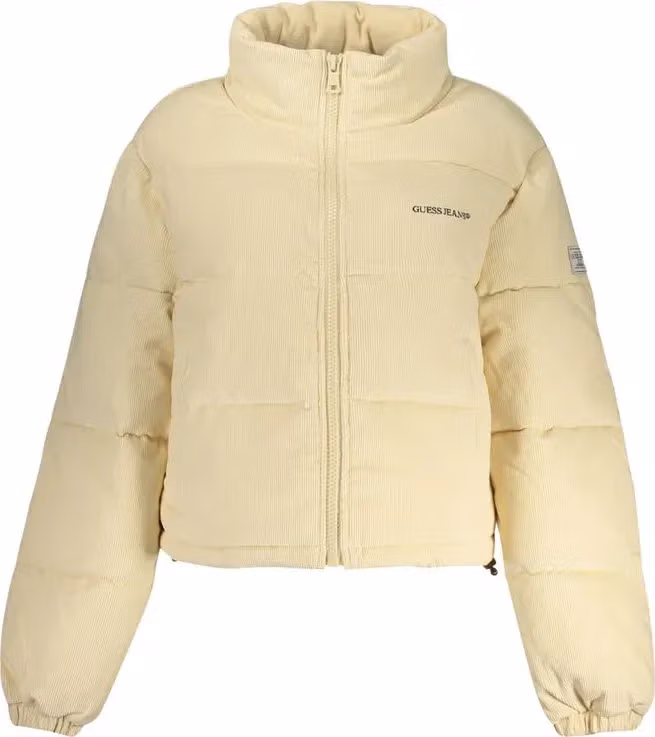 Guess Jeans Beige Polyester Women's Jacket