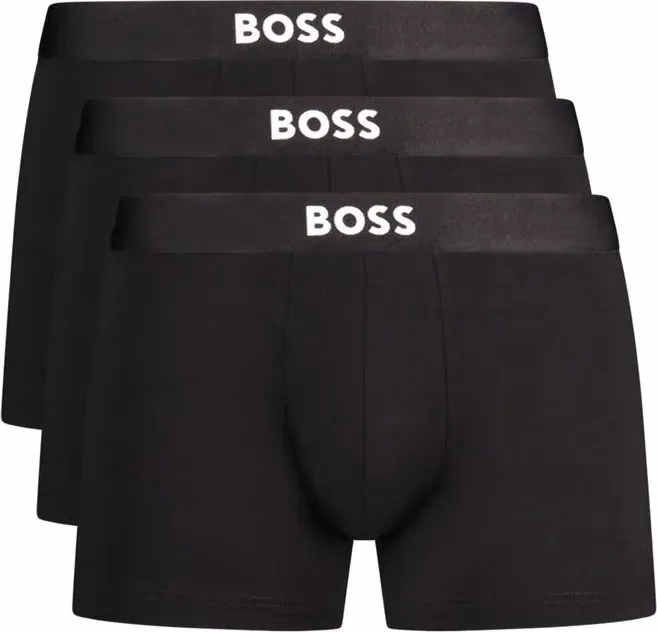 Hugo Boss Black Cotton Men's Boxer Shorts