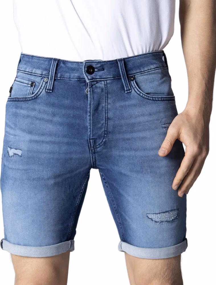 Jack Jones Blue Denim Shorts