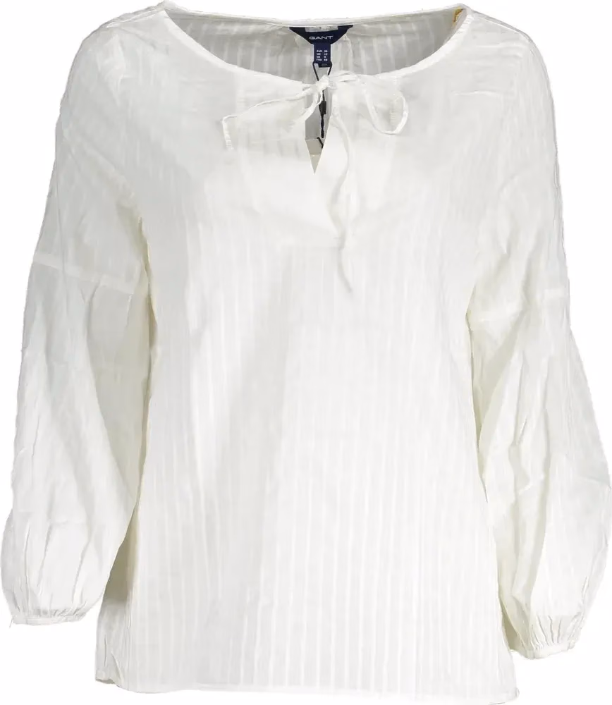 Gant White Cotton Blouse