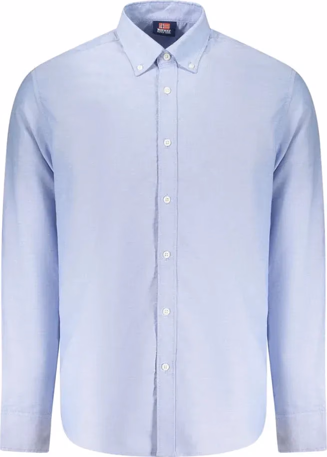 Norway 1963 Azzurro Cotton Men Shirt