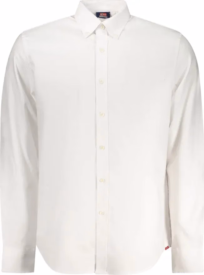 Norway 1963 White Cotton Men's Shirt