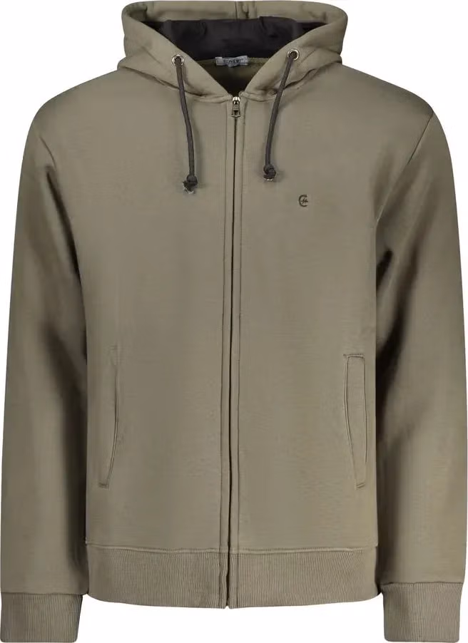 Coveri Moving Verde Cotton Men Sweatshirt