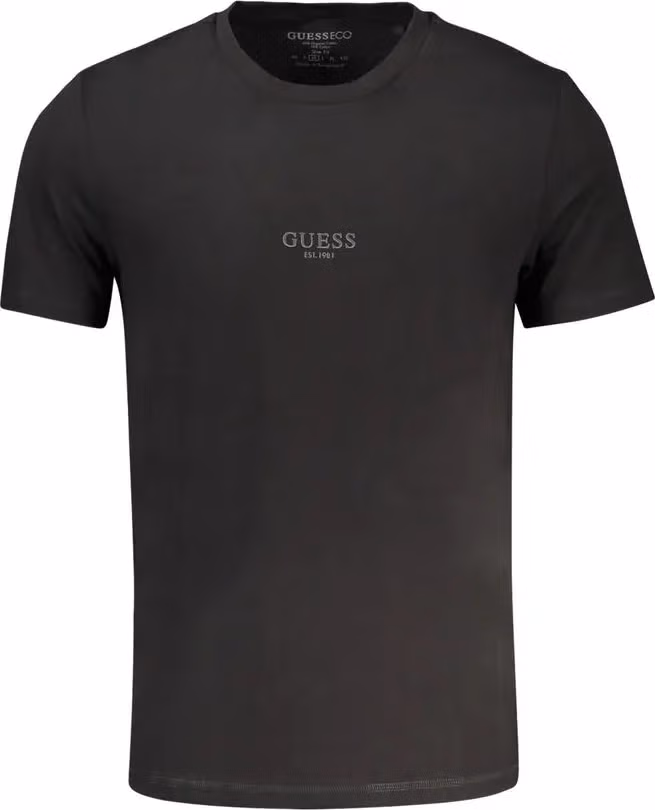 Guess Jeans Nero Cotton Men T-Shirt