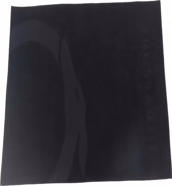 Trussardi Beachwear Black Cotton Men Beach Towel