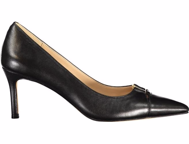 Twinset Black Leather Women Classic Shoe