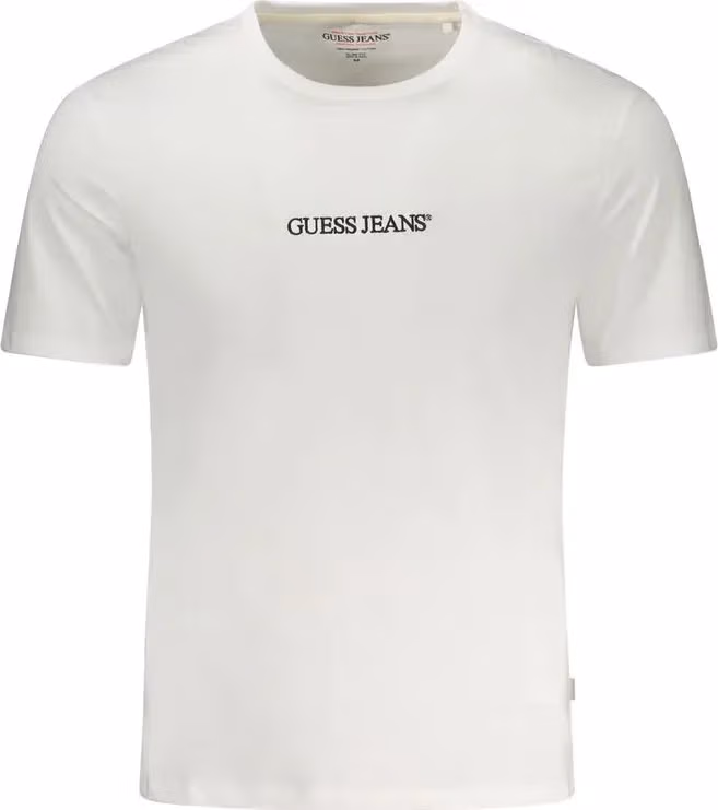 Guess Jeans Bianco Cotton Men T-Shirt