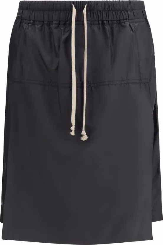 Moncler x Rick Owens Black Polyester Bermuda Shorts