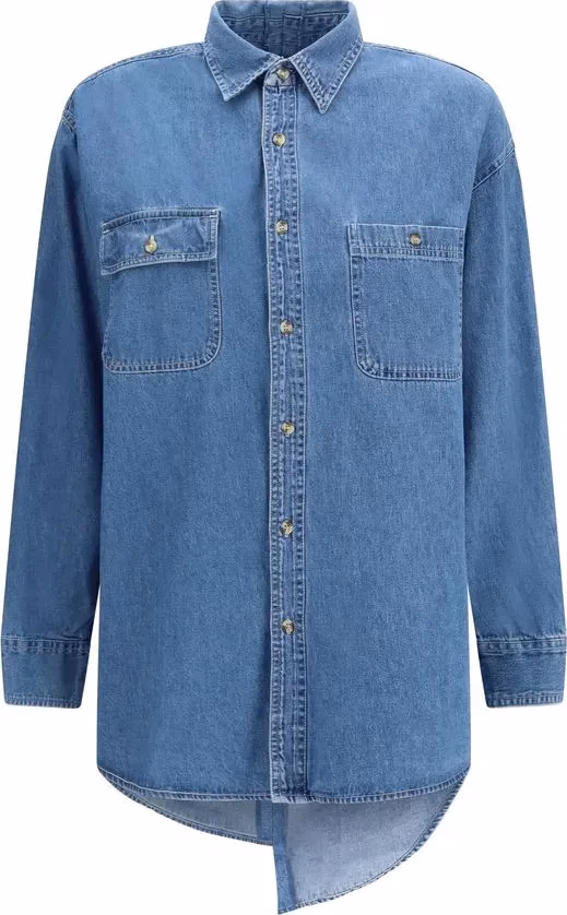 E.L.V. DENIM Blue Denim Shirt