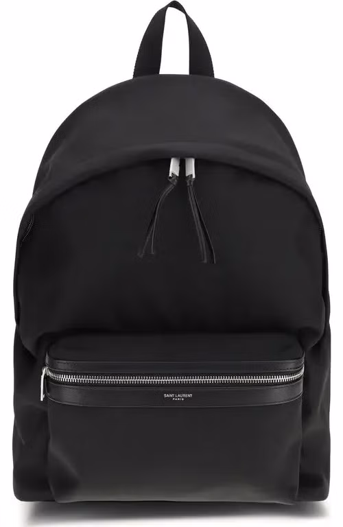 Saint Laurent Black Nylon Backpack