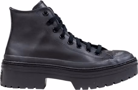 Converse Black Leather Ankle Boots