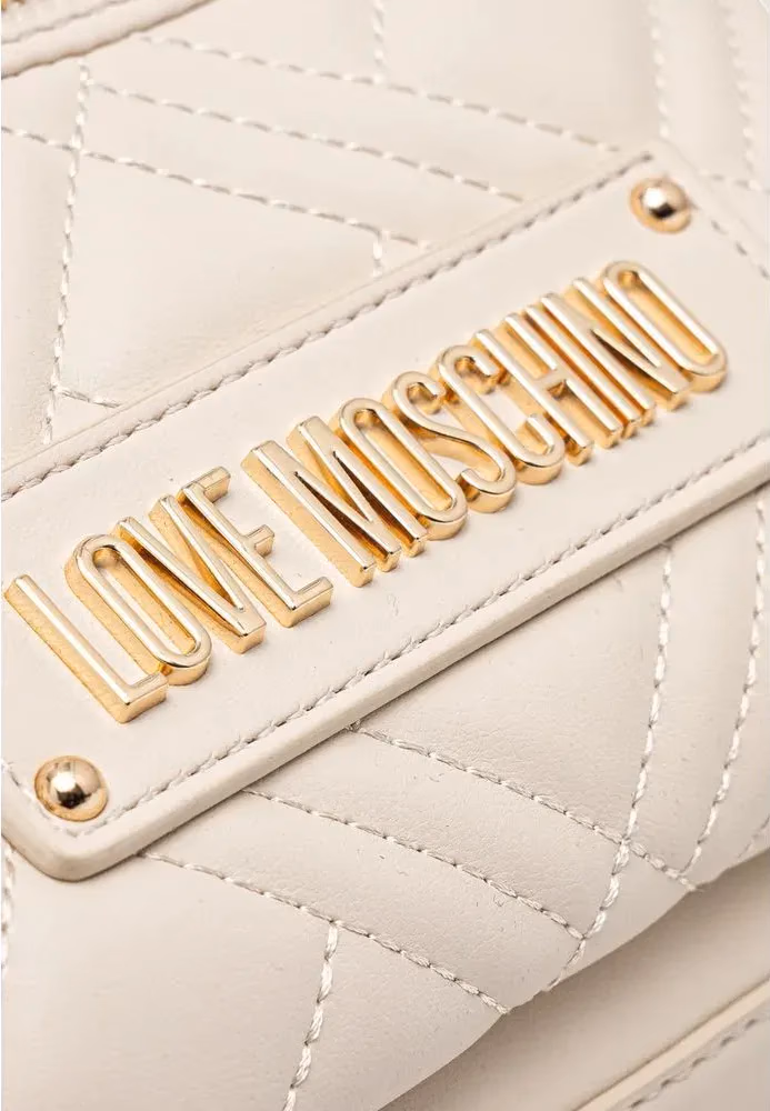 Love Moschino Beige Polyethylene Backpack