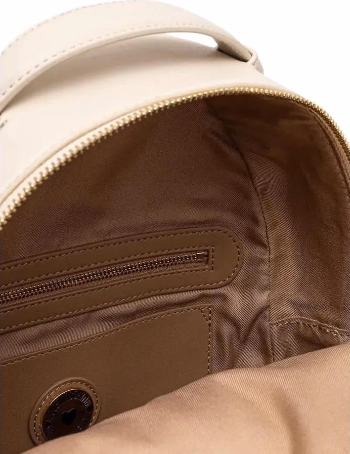 Love Moschino Beige Polyethylene Backpack