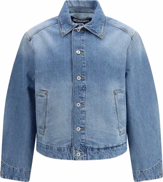 Jacquemus Blue Polyamide Denim Jacket