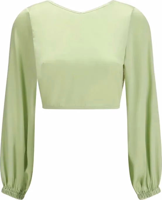 Kristina Ti Bicolor Silk Blouse