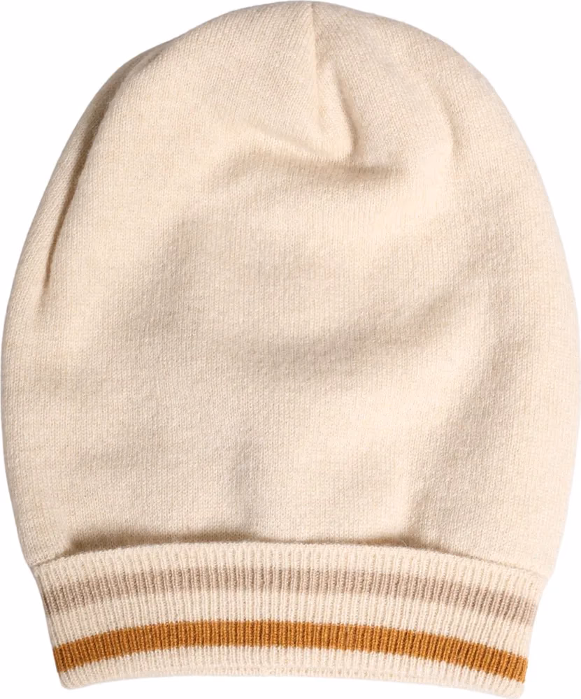 Dolce & Gabbana Beige Cashmere Knitted Women Winter Beanie Hat