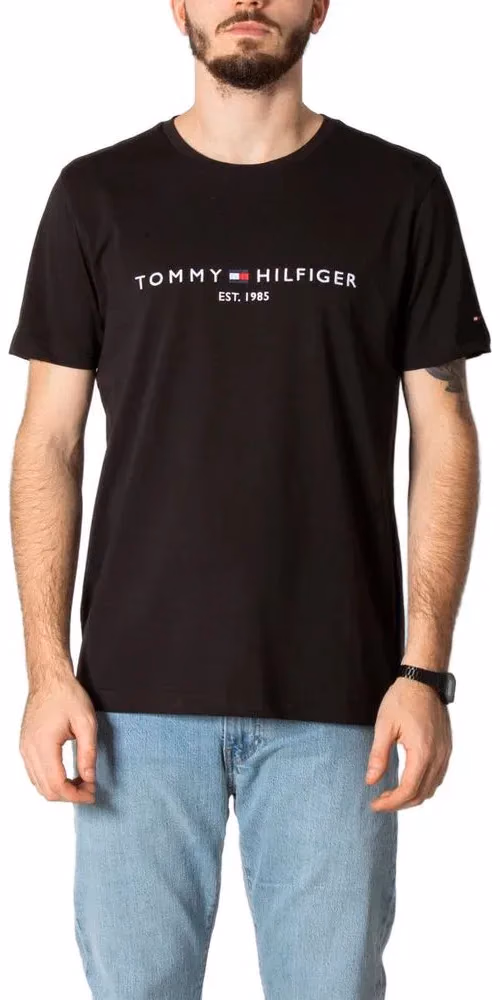 Tommy Hilfiger Black Cotton T-Shirt