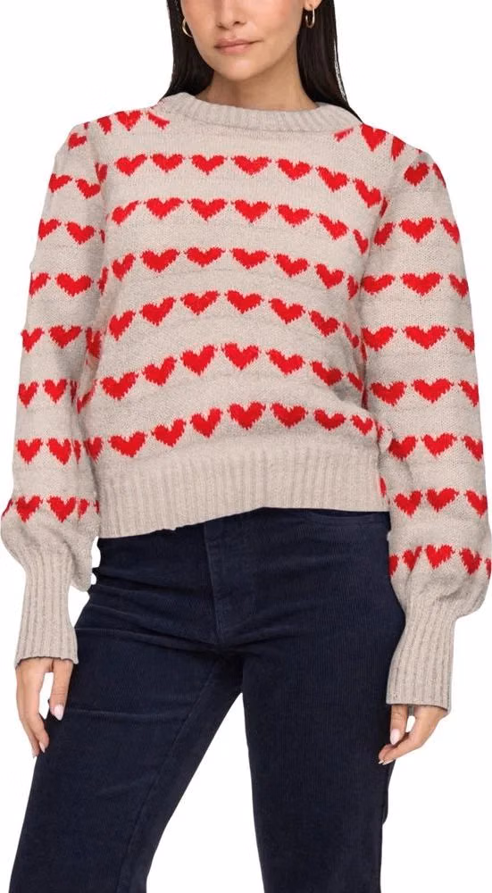 Jacqueline De Yong Beige Polyester Sweatshirt