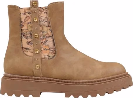 Alviero Martini Prima Classe Beige Polyethylene Ankle Boots
