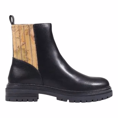 Alviero Martini Prima Classe Black Polyethylene Ankle Boots