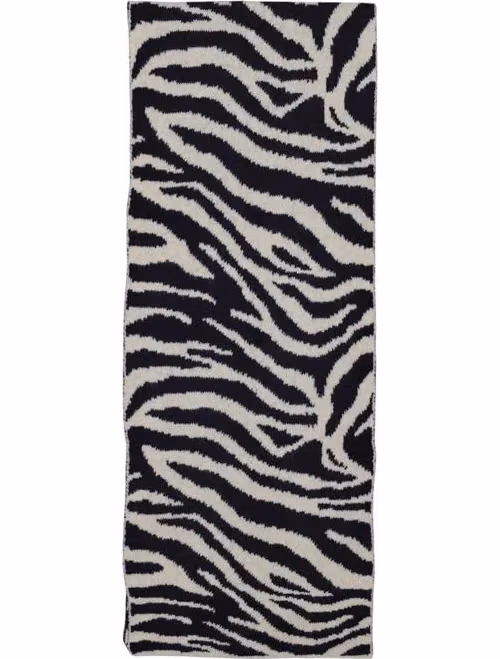 Pieces Blue Recycled Polyester Scarf