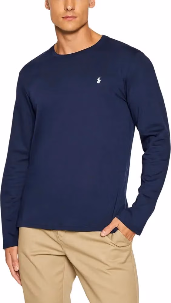 Ralph Lauren Blue Cotton Long Sleeve T-Shirt