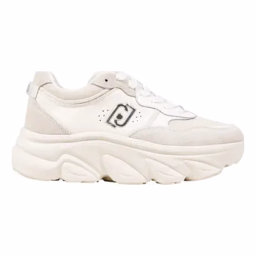 Liu Jo White Artificial Leather Chunky Sneakers