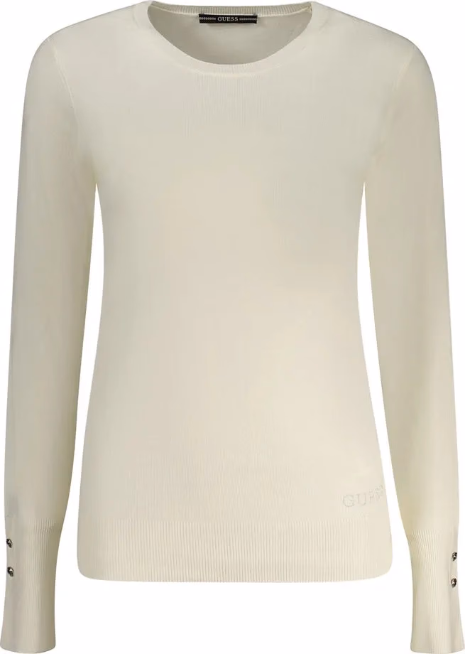Guess Jeans Bianco Viscosa Women Sweater