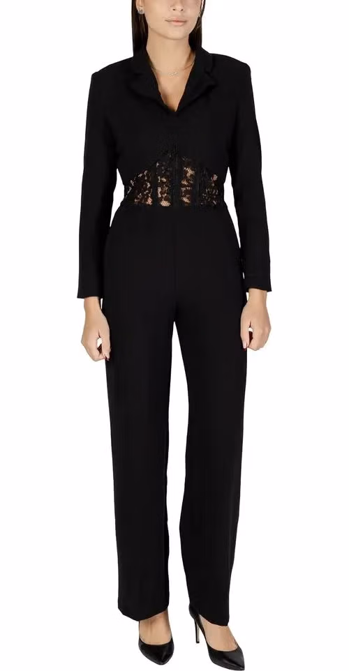Morgan De Toi Black Polyester Rompers