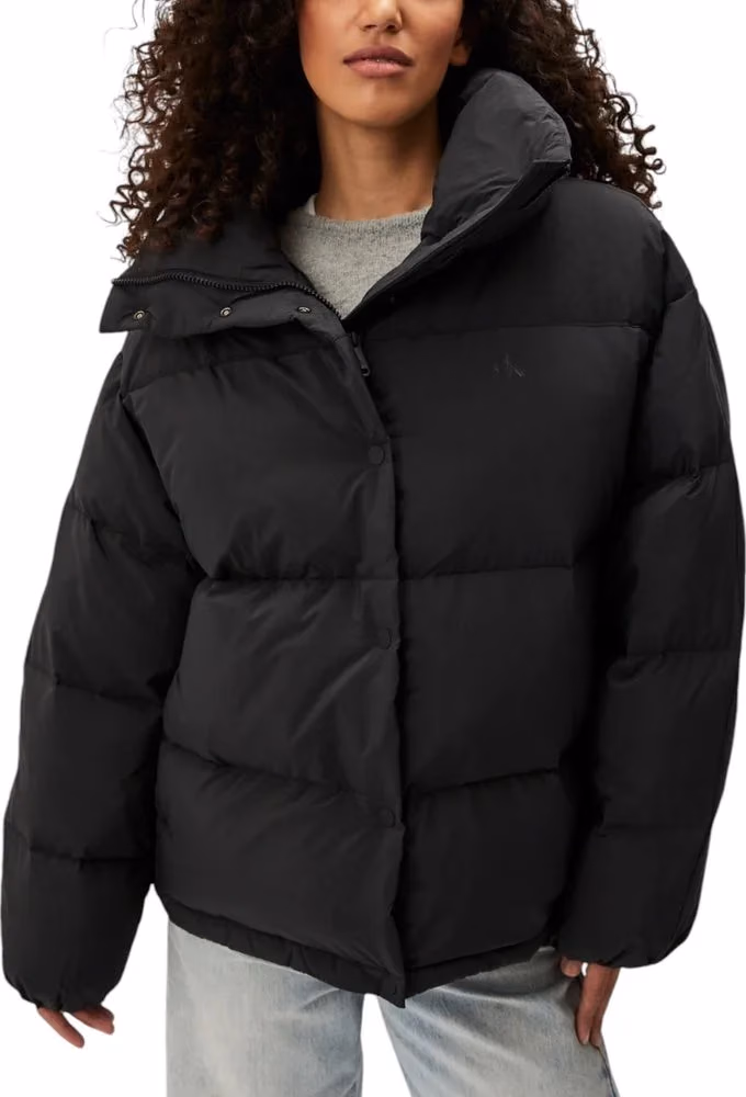 Calvin Klein Jeans Black Polyester Coat