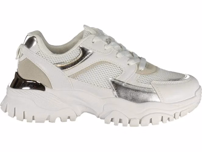 Laura Biagiotti White Polyurethane Women Sneaker