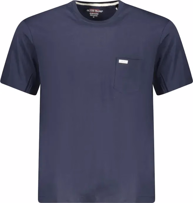 Guess Jeans Blue Organic Cotton Men T-Shirt