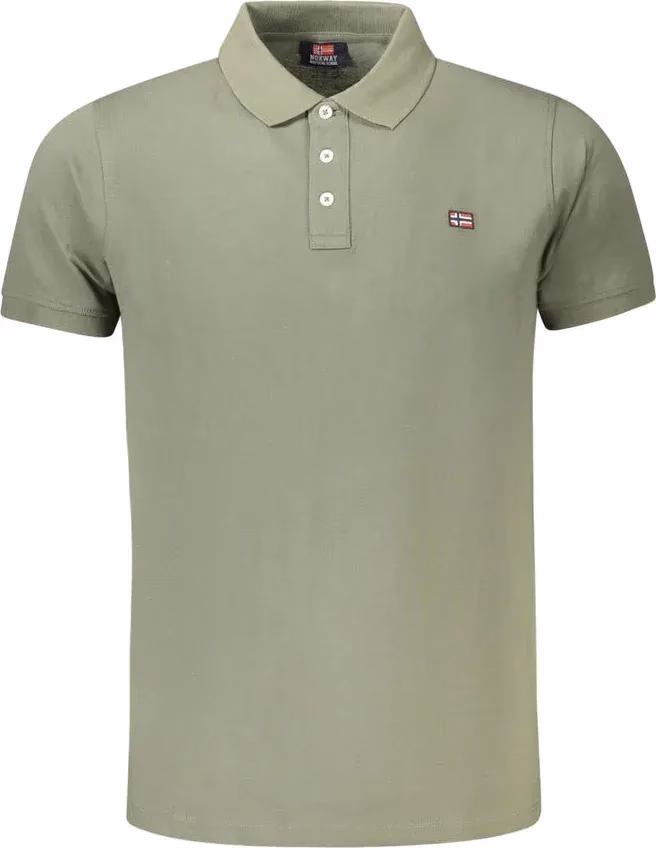 Norway 1963 Verde Cotton Men Polo