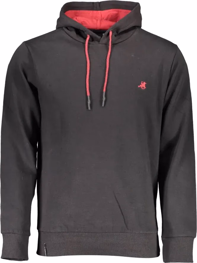 U.S. Grand Polo Black Cotton Mens Sweatshirt
