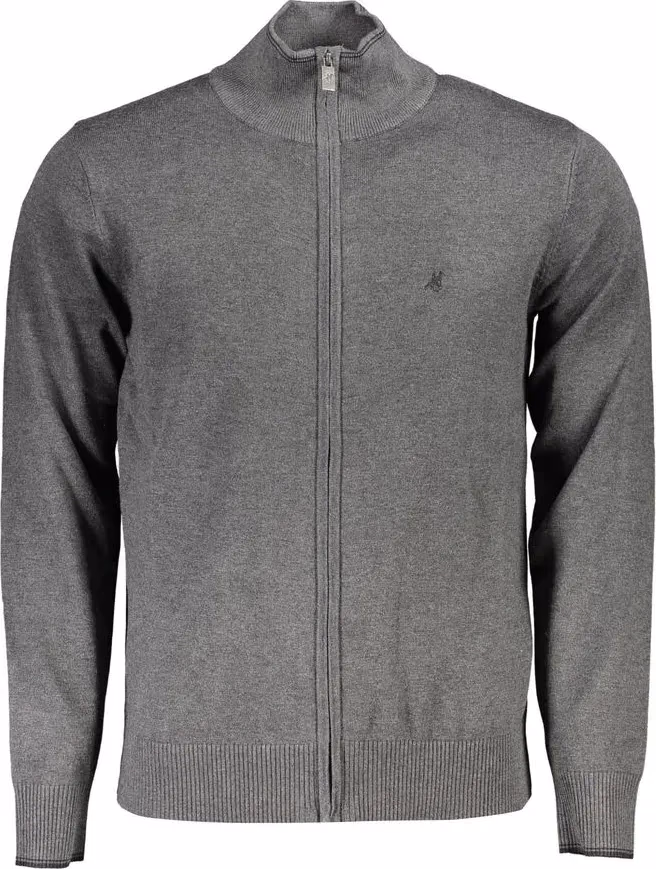 U.S. Grand Polo Grigio Viscosa Men Cardigan