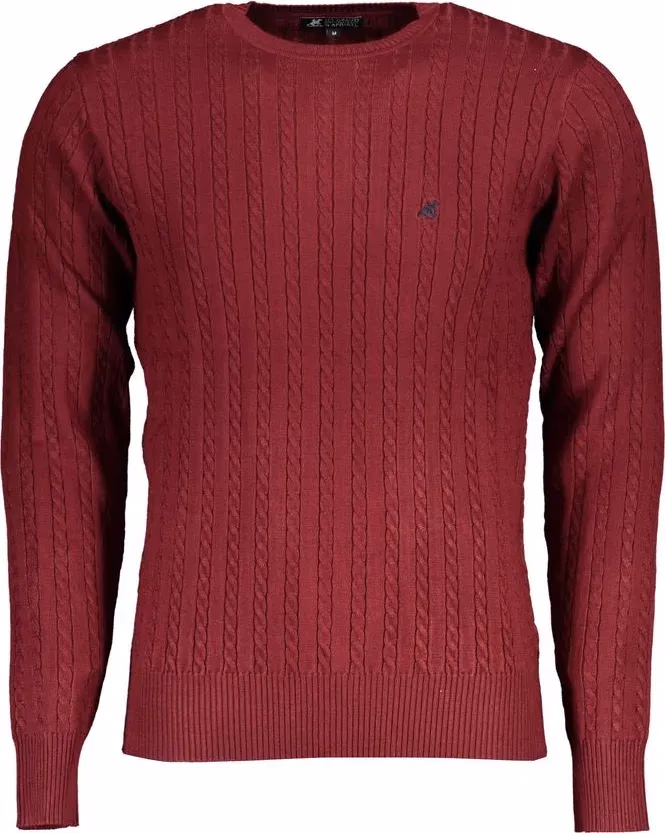 U.S. Grand Polo Red Viscose Men's Sweater