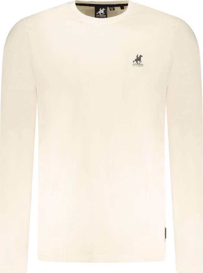 U.S. Grand Polo Beige Cotton Men T-Shirt