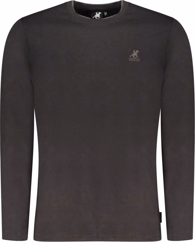 U.S. Grand Polo Black Cotton Men T-Shirt