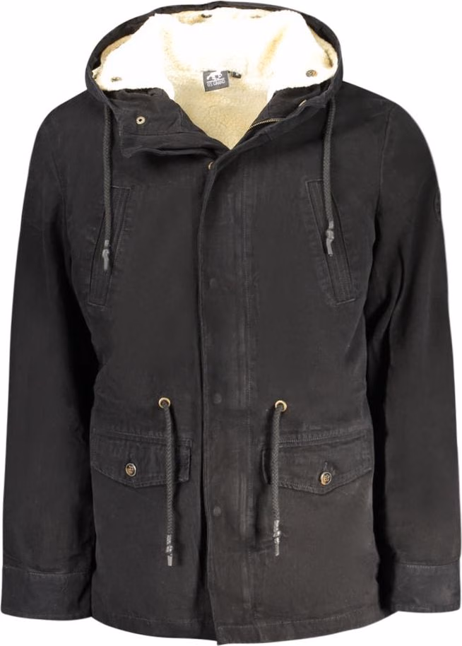 U.S. Grand Polo Nero Polyester Men's Parka Jacket