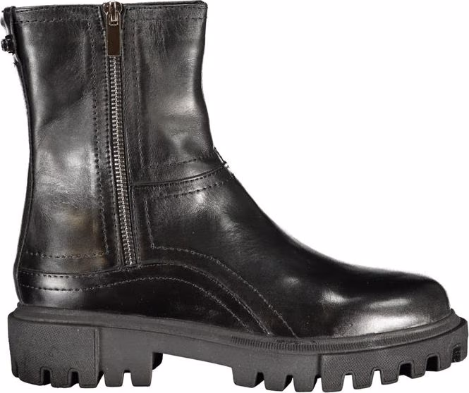 Cafenoir Black Leather Women Boot