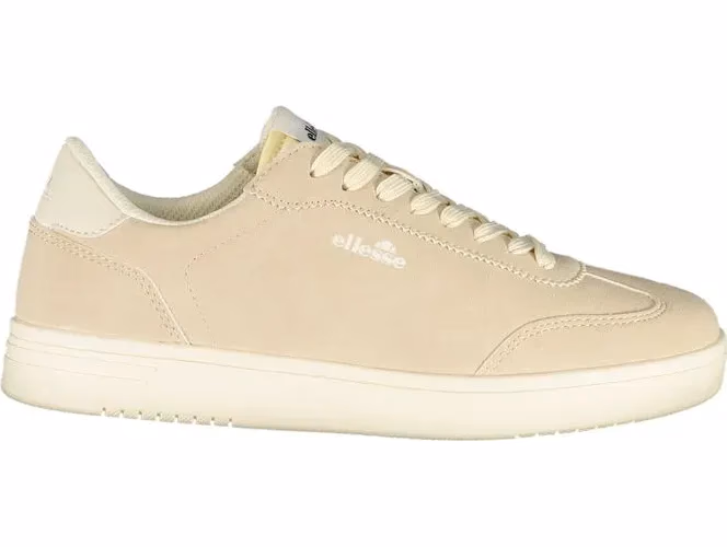 Ellesse Beige Polyurethane Women Sneaker